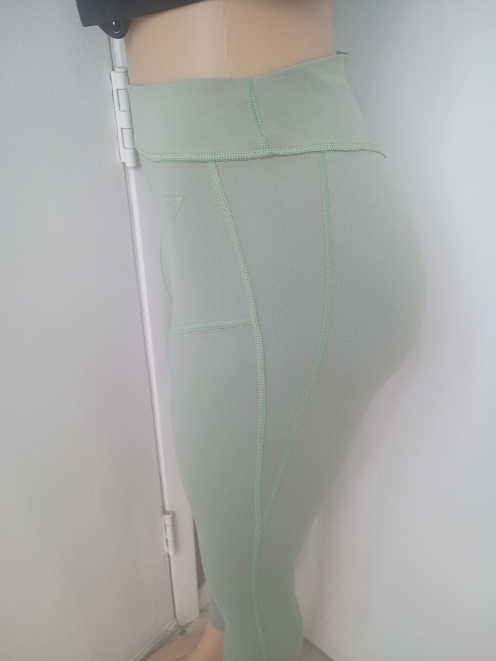 Gymshark Sage Green High-Waist Sculpt Leggings - Picture 7 of 8